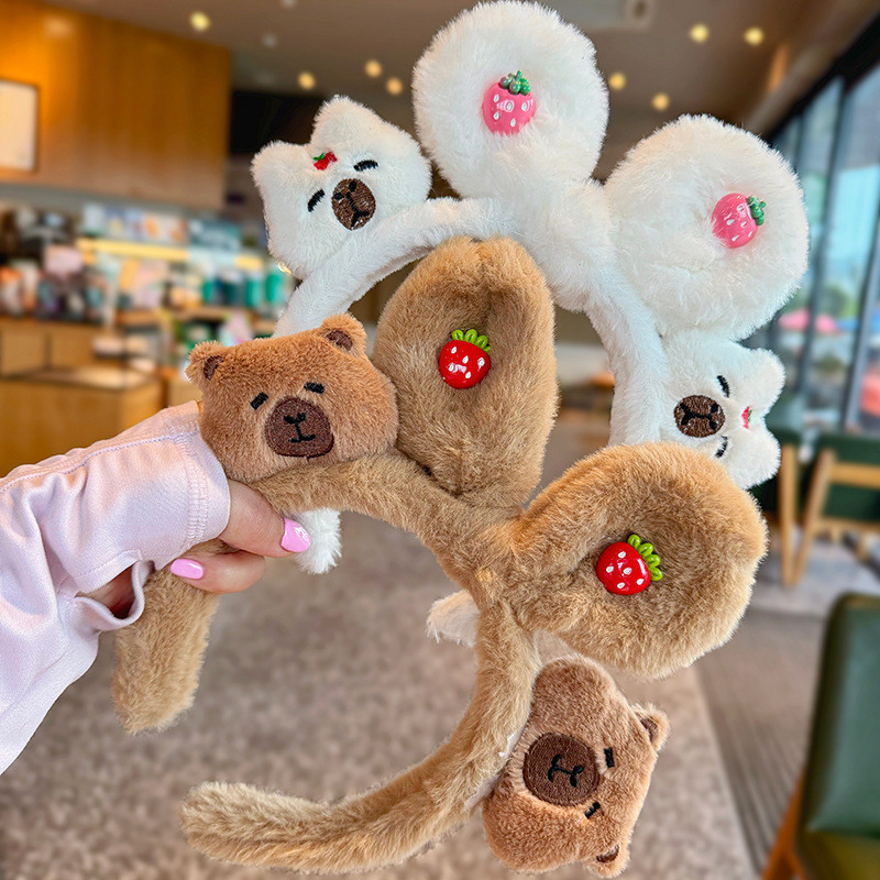 2024 ที่คาดผมตุ๊กตาสามมิติที่คาดผมตุ๊กตาหมีหญิง