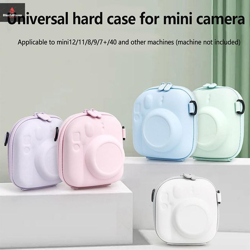 COD กระเป๋าใส่กล้อง EVA กันกระแทกสําหรับ Instax 7+/8/9/11/12/40 กระเป๋ากล้องสายรัดปรับได้กระเป๋ากล้องใหม่