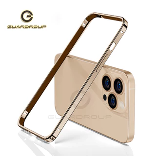 หรูหราอลูมิเนียมกันชน Ultra สําหรับ iPhone 13 12 14 Plus 15 16 17 Pro Max ความปลอดภัยหัวเข็มขัด Desert Gold โลหะอุปกรณ์เสริม