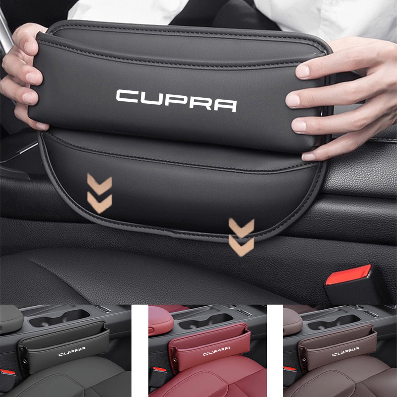 มัลติฟังก์ชั่รถที่นั่ง Gap Organizer กล่องเก็บกระเป๋ากระเป๋าสตางค์ Universal สําหรับที่นั่ง Cupra Le