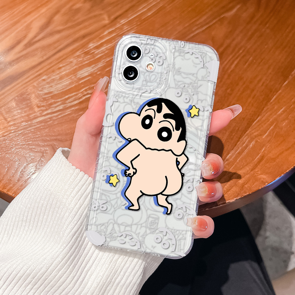 เคส For OPPO A38 A18 A15 A15S A58 A16 A58 A9 A92 A17 A3S A54 A57 A77S A7 A5S A12 A95 A76 Reno 8T 10 11 Pro 4G 5G TPU TKK - รูปที่ 7