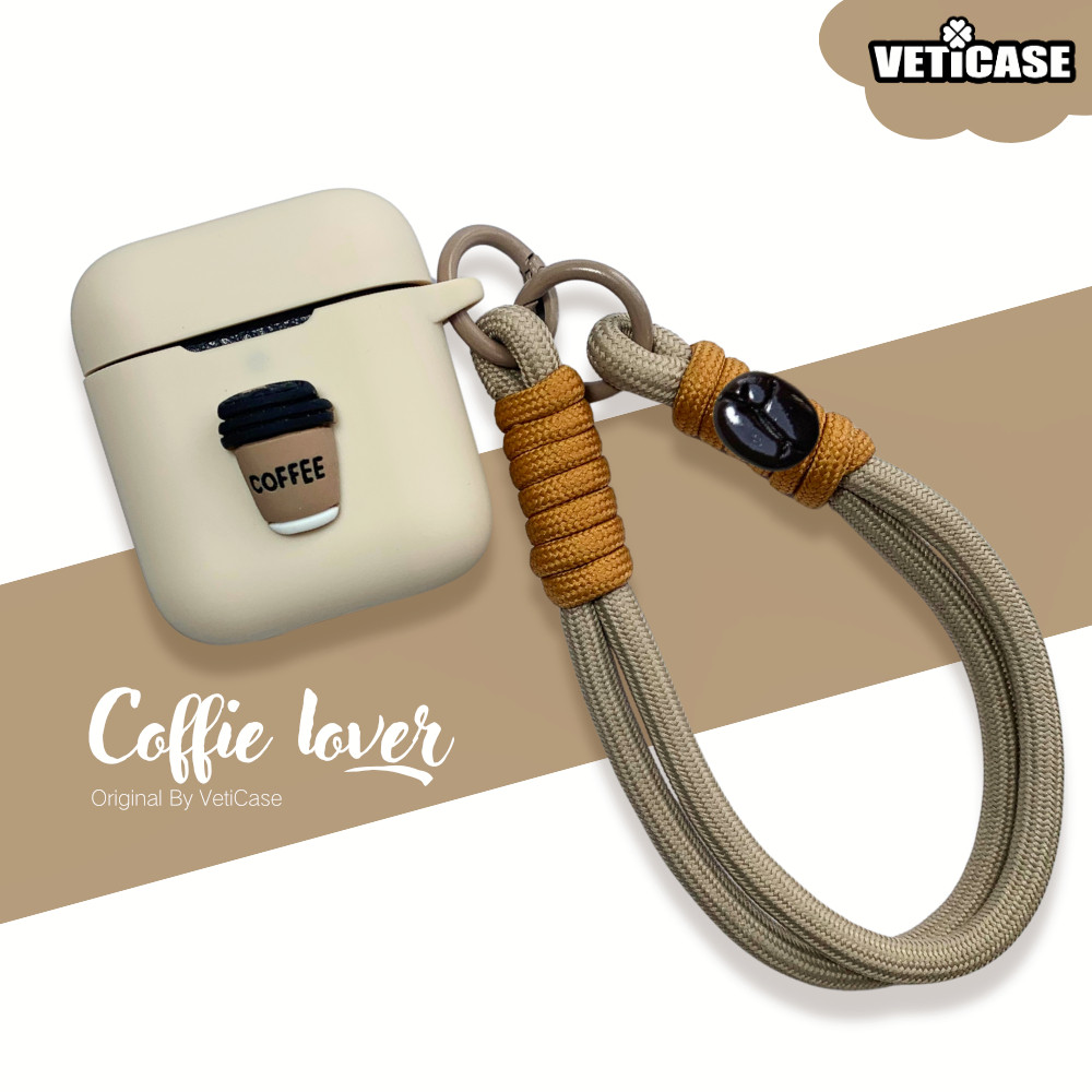 ช็อกโกแลตนม 3D พร้อมสายคล้องมือ Coffee Lover เคสหูฟังซิลิโคนอ่อนนุ่มสําหรับ Marshall Minor III Minor IV เคสหูฟังป้องกัน
