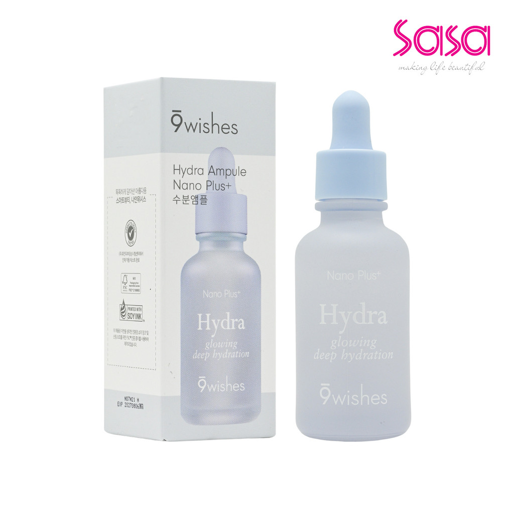 9Wishes Nano Plus Hydra Ampule Serum 30ml