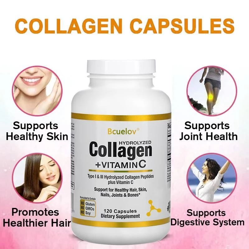 Bcuelov Hydrolyzed Collagen Peptides อาหารเสริม thumbnail 5