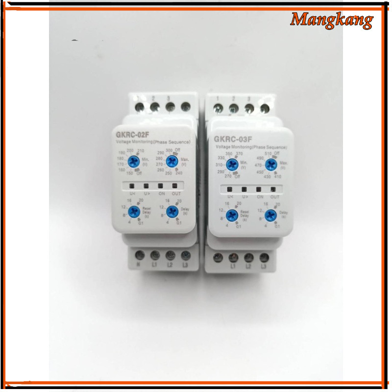 ของใหม่! GKRC-M2(220/230VAC)/GKRC-03F(380VAC) OVER AND UNDER VOLTAGE PROTECTION RELAY รีเลย์ป้องกันแ