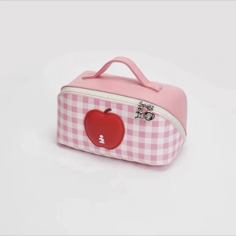 [สต๊อกพร้อม]100% Tagi.สินค้าใหม่<i>apple Puff Cute Waterproof Portable Storage Bag</i>
