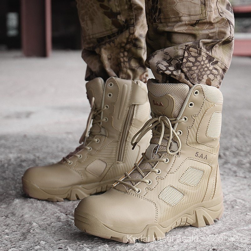 [100% คุณภาพสูง][ขายเฉพาะจุด] 5.11 & 5AA 39-47 Army Mens Tactical Boots Outdoor Hiking Combat Swat B