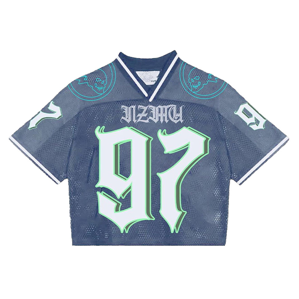 No97 Gothic Mesh Boxy Jersey