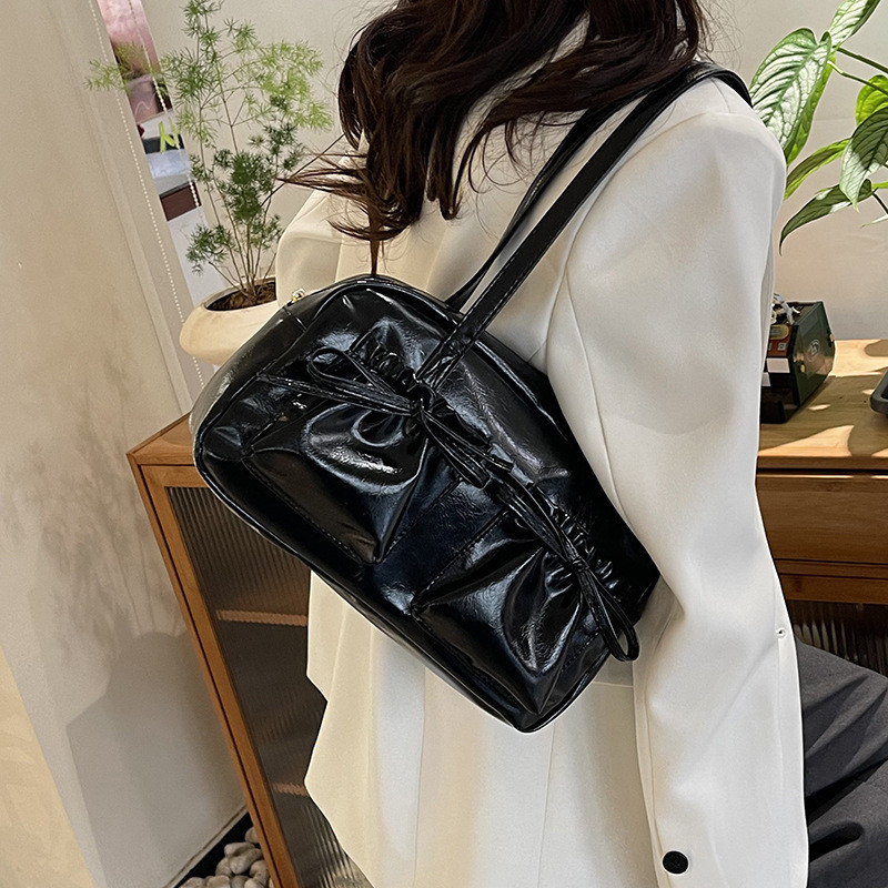 Mousoon Bow Design New Womens Chic Bag Korean Ballet Style All-Match Shoulder Bag