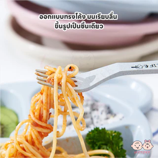 VICTOKY จานหลุมเด็กผลิตจากวัสดุอินทรีย์ ถาดอาหารเด็กสีสันสดใสถูกใจ จานข้าวช่องแบ่ง3ช่อง จานอาหารเด็กฟางข้าวสาลี