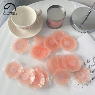 sunset.bikini🌊🌊ซิลิโคนปิดจุก ไร้ร่องรอย แผ่น ใช้ซ้ำได้ เนียน…