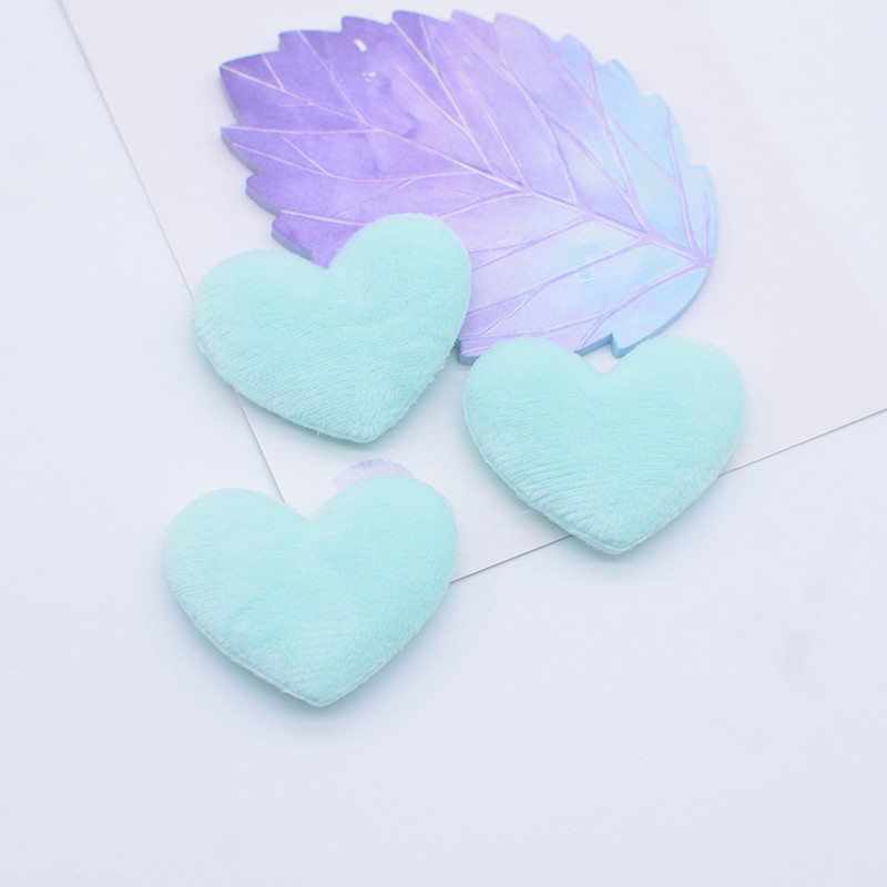 24 ชิ้น 4 * 3.2 ซม.สองด้านหนังนิ่มตุ๊กตาหัวใจ Appliques สําหรับ DIY Headwear กิ๊บติดผมตกแต่งเสื้อผ้าหมวกกางเกงขายาวเย็บแพทช์ - รูปที่ 7