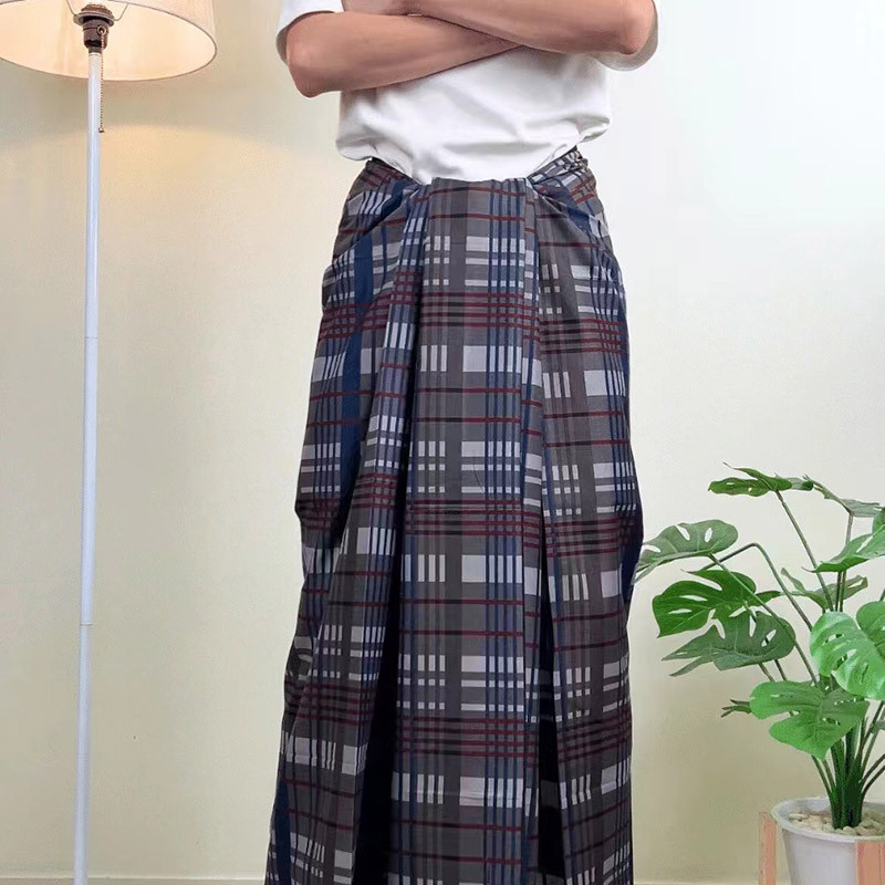 NK_HOME1 ผ้าถุงผู้ชาย ผ้าถุงคุณภาพดี เนื้อผ้าดี ไม่ลื่นกว้าง ไม่บาง เย็บแล้ว 96ซม.ยาว116ซม.สินค้าพร้อมส่งจากประเทศไทย