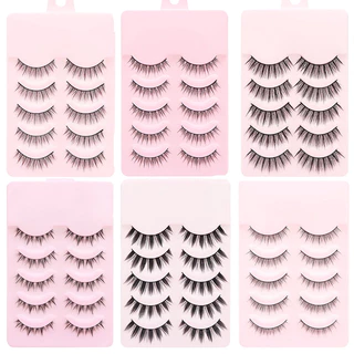 ขนตาปลอมธรรมชาติ Lashes Soft Daily Dating Eye Extension Lashes แต่งหน้า