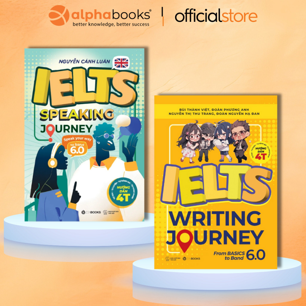 IELTS Speaking Journey + IELTS Writing Journey: IELTS ศึกษาด้วยตนเองจากพื้นฐานถึงวงดนตรี 6.0 (หนังสื