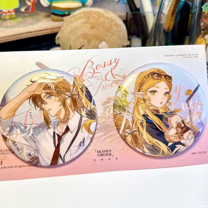 [Bota Shop] The Legend of Zelda Anime Game Badge Tinplate เข็มกลัดกระเป๋านักเรียนตกแต่งของขวัญของสะส
