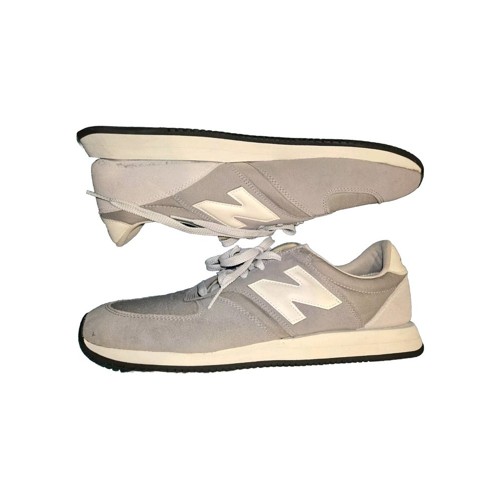 New Balance Mens UL420TF2 420 V2 รองเท้าลําลองสีเทารองเท้าผ้าใบสีเทา 100 แท้