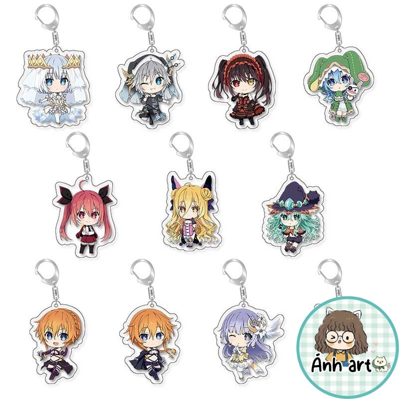 ออกเดทกับพวงกุญแจ Tokisaki Mad Sangokawa Kotori Yatogami Tenka Yoshino Fuaya Alec