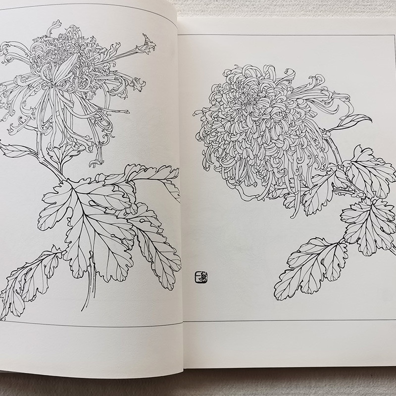 ภาพวาดดอกโบตั๋นซีรีส์งานศิลปะของแท้ - รูปที่ 3