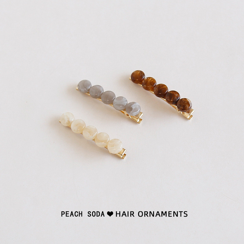 MAUROPOLI Daily French Fashion Retro Bangs Clip Female หน้าผาก Duckbill Clip