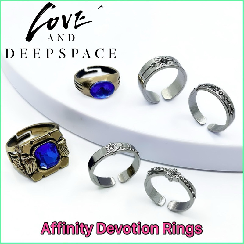 Love and Deep Space Cavier Zayne Rafayel Affinity ระดับ 100 แหวน Devotion แหวนหมั้น Xavier Zayne Raf