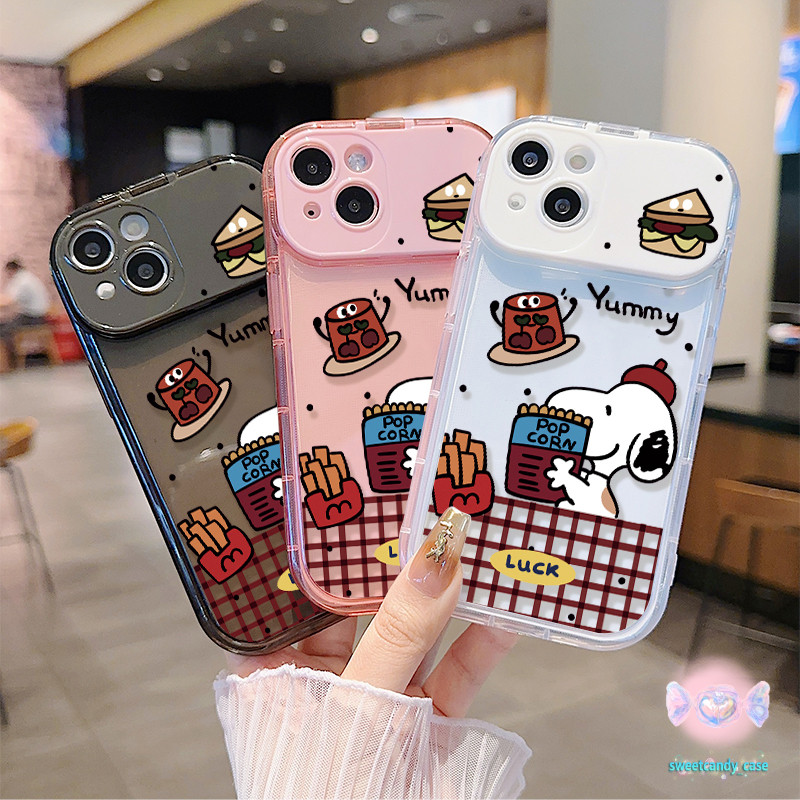 🎀จัดส่งในพื้นที่🎀 เคสกระจกแต่งหน้า ตัวการ์ตูน ลูกสุนัขน่ารัก สวยงาม สําหรับIPhone16 15 14 13 7 8plus Pro Promax XR XS