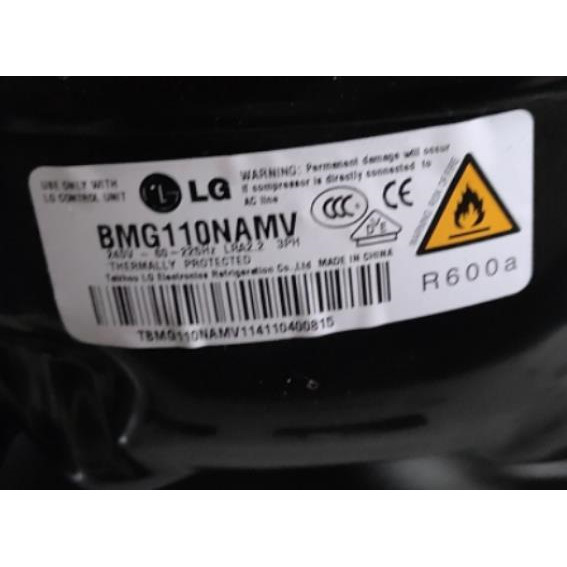 คอมเพรสเซอร์อินเวอร์เตอร์ตู้เย็น LG ใหม่เอี่ยม BSA075NHMV BMH130NCMV BMK090NAMV BMG110N