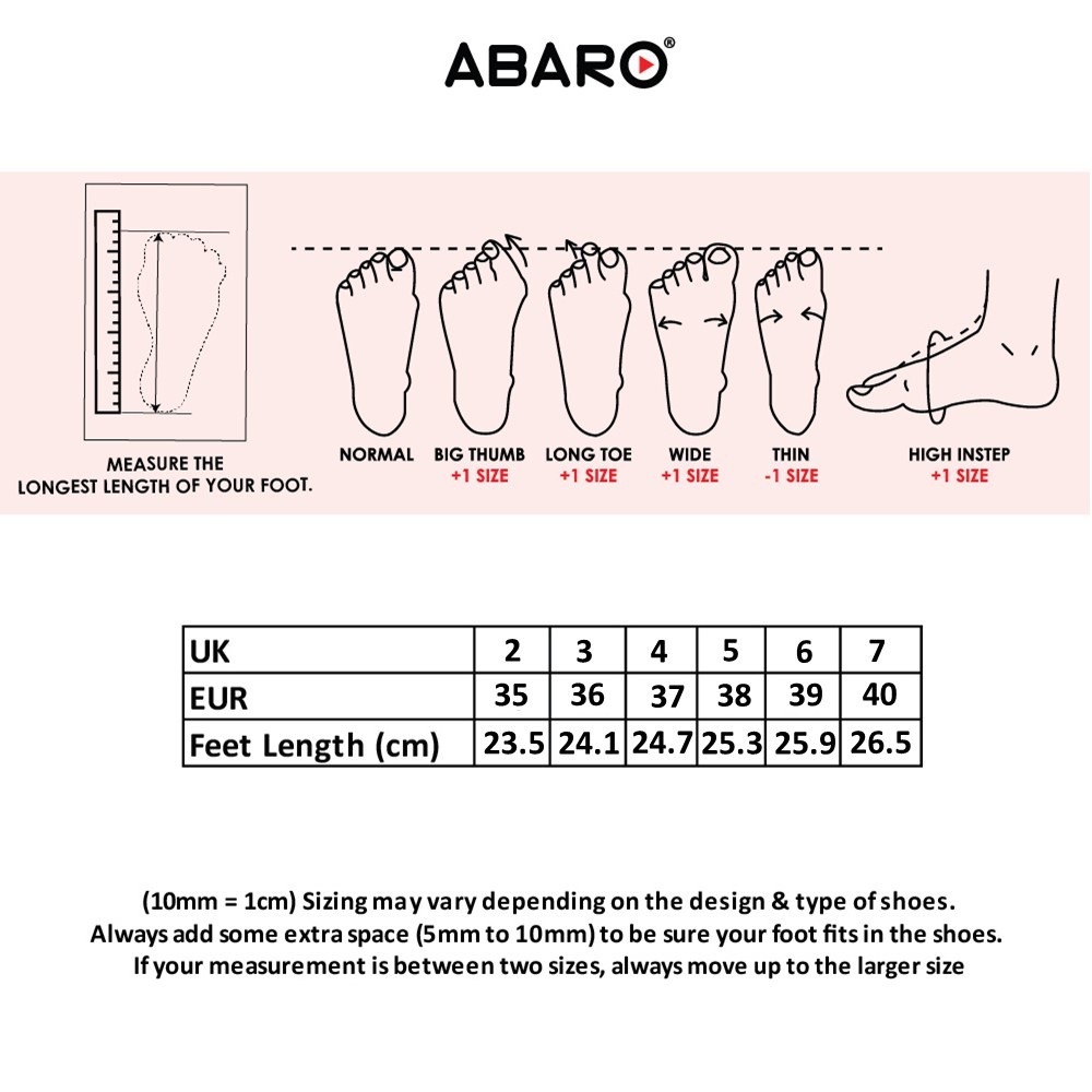 JA5 ABARO-NEW Women Faux Leather FMA650K2 รองเท้าทางการ-Vion-Kasut Pajama Wanita/Kasut Official Pere