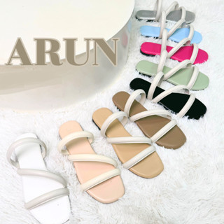 รองเท้าแตะแฟชั่น แบรนด์ ARUN รุ่น AR2032 คาดสายนุ่มๆ