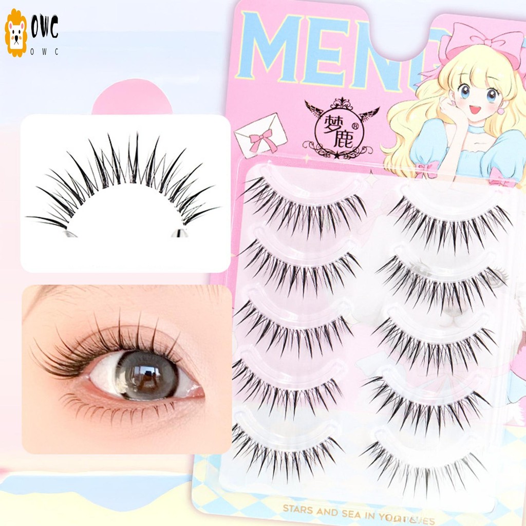 ทุกวัน Spiry Wispy หนา Eye Lash 9-11 มม.ดูขนตาปลอมปุยสําหรับงานแต่งงานหรือวันที่