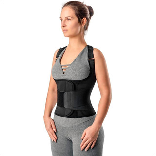 Corretor Postural Hidrolight Model Estreito OR1456 Preto - Adulto Unissex