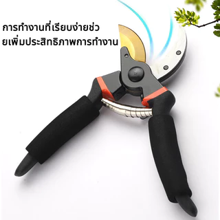 เหล็กอัลลอย SK5 แท้ กรรไกรตัดกิ่ง คม ทน ประหยัดแรงงาน กันไกรตัดกิ่ง กรรไกรตัดกิ่งไม้ กรรไกรแต่งกิ่ง เครื่องมือจัดทำสว