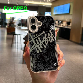 For เคสโทรศัพท์ OPPO A3 A3X A60 5G A9 A18 แบรนด์สตัซซี่ A38 A15 A15s A60 A35 A17 A17K A79 5G OPPOA57 4G A55 A77