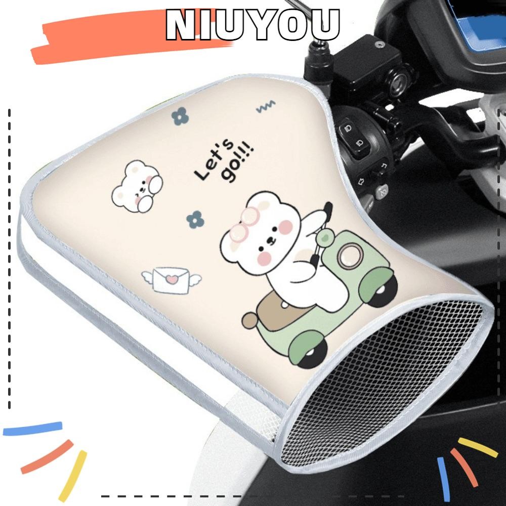 ถุงมือติดแฮนด์ motorcycle กันแดด ระบายอากาศ ป้องกันน้ำและลม สำหรับการขับขี่และการปั่นจักรยาน