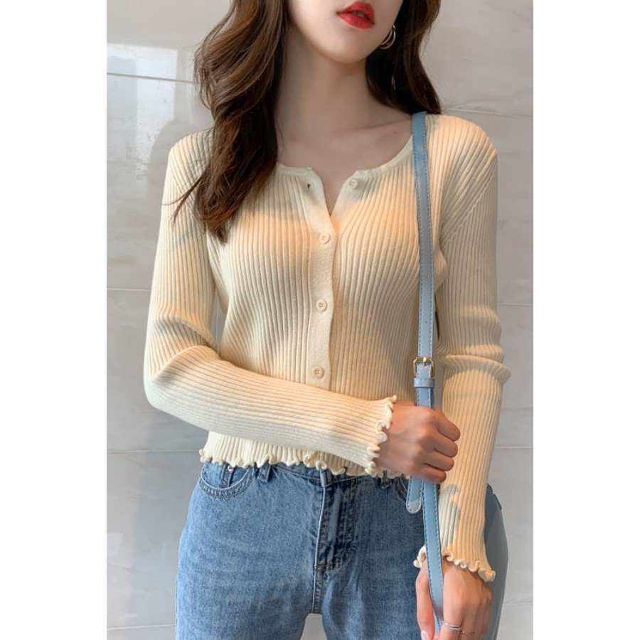 初秋短款上衣春秋冬新款长袖宽松针织开衫外套打底毛衣女Early Autumn Short Top Spring Autumn Winter New Long Sleeve Loose20250825