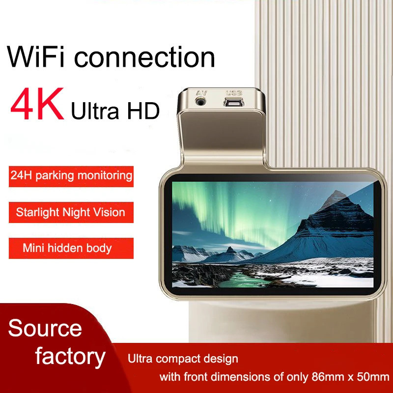 [NEW] Hidden Tachograph Car Recorder 3 นิ้ว 4k Ultra Hd Mini Dash Cam Blackbox Dvr กล้องหน้าและหลัง 