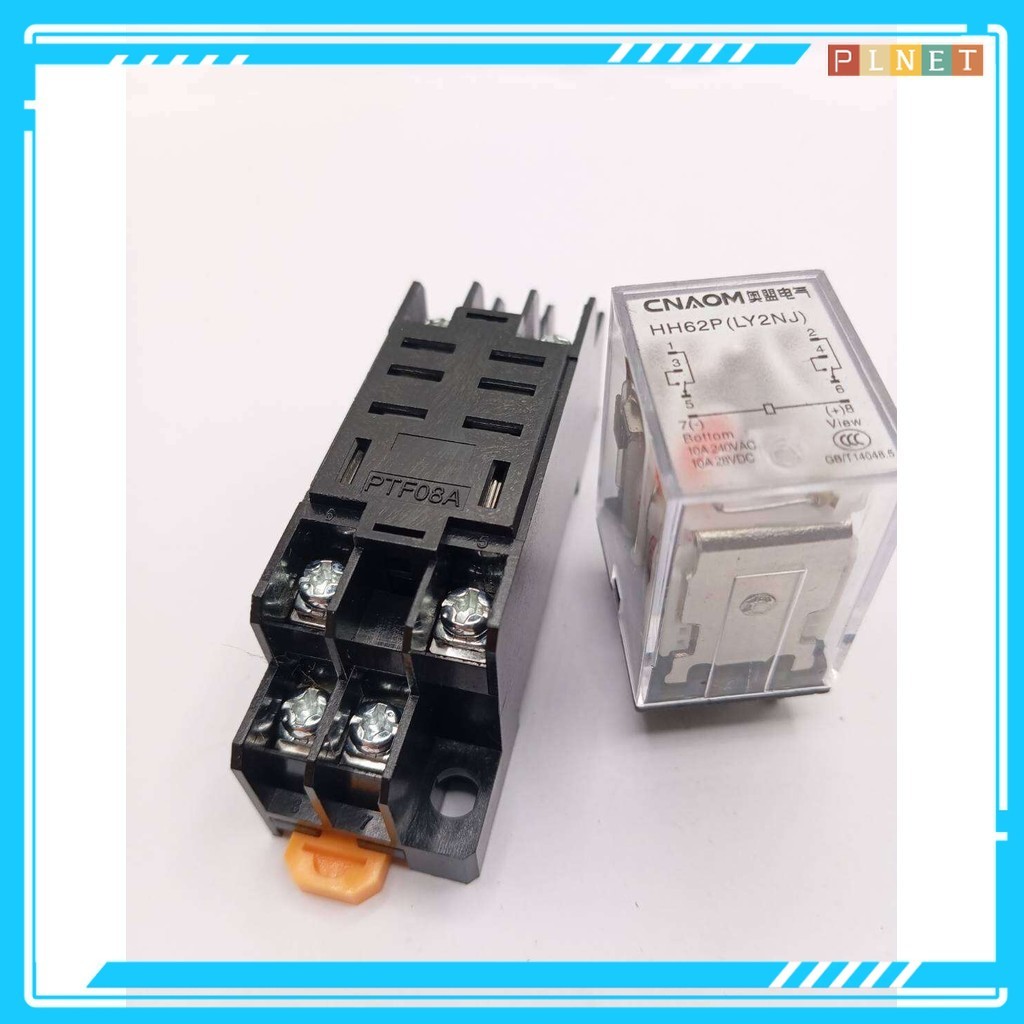 LY2N 12V 24V 48V 110V 220V DC,AC สินค้าถ่ายจากงานจริงส่งจากไทย ใหม่ในไทย