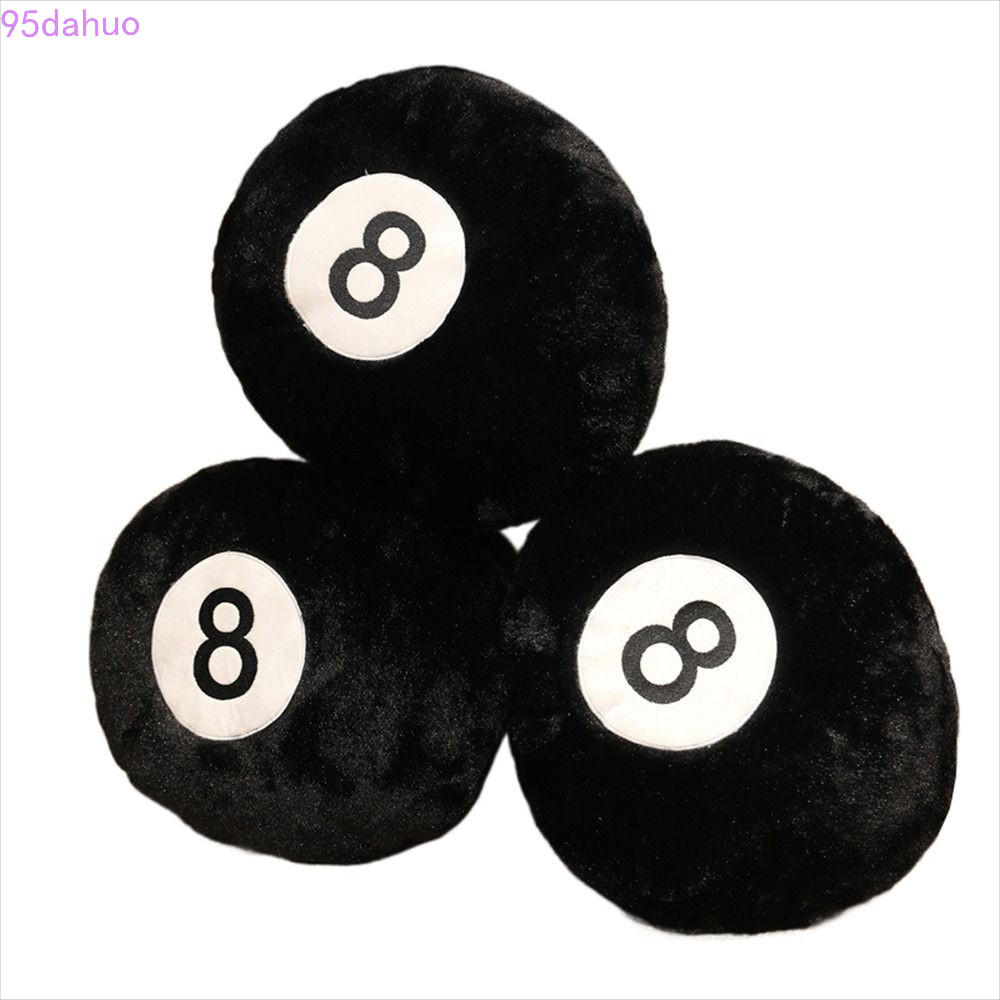 DAHUO บิลเลียด 8 Ball ของเล่นตุ๊กตาของเล่นตุ๊กตาแปดลูกโซฟาตกแต่งหมายเลข หมอนตุ๊กตา 8 Ball 35/50 ซม. 