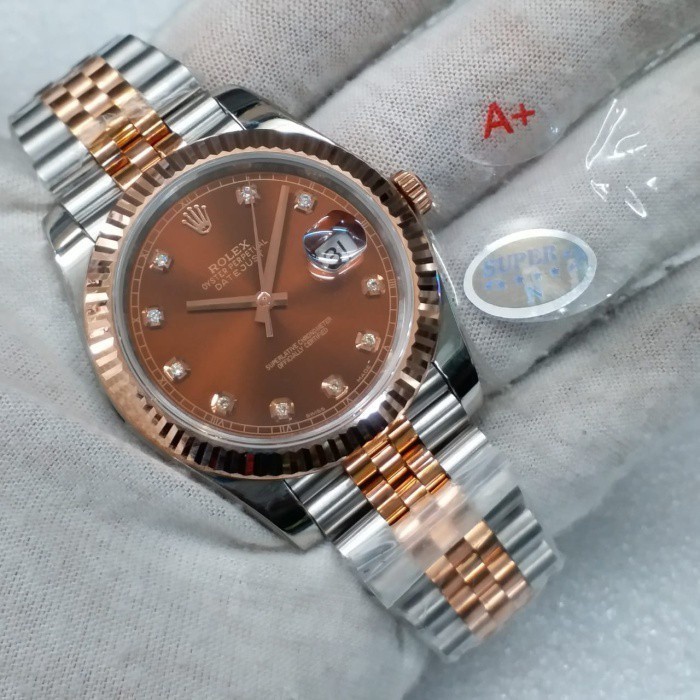 ●(มีจําหน่าย) AAA Rolex_ Date-Just Pencil Emas Swiss State Cloning Noob 904L Warranty 1 th watch