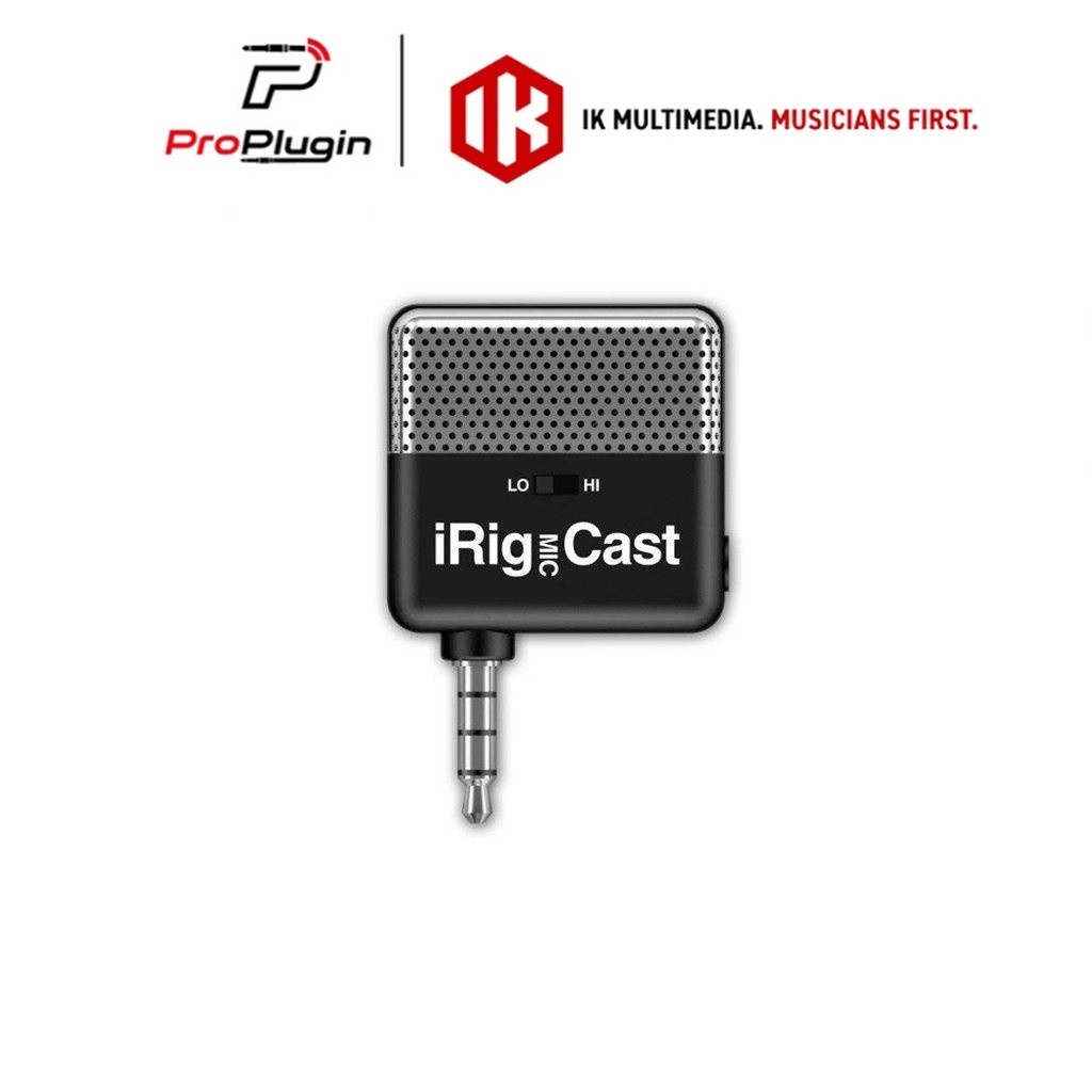 IK Multimedia iRig Mic Cast podcasting mic for smartphones and tablets (ProPlugin)
