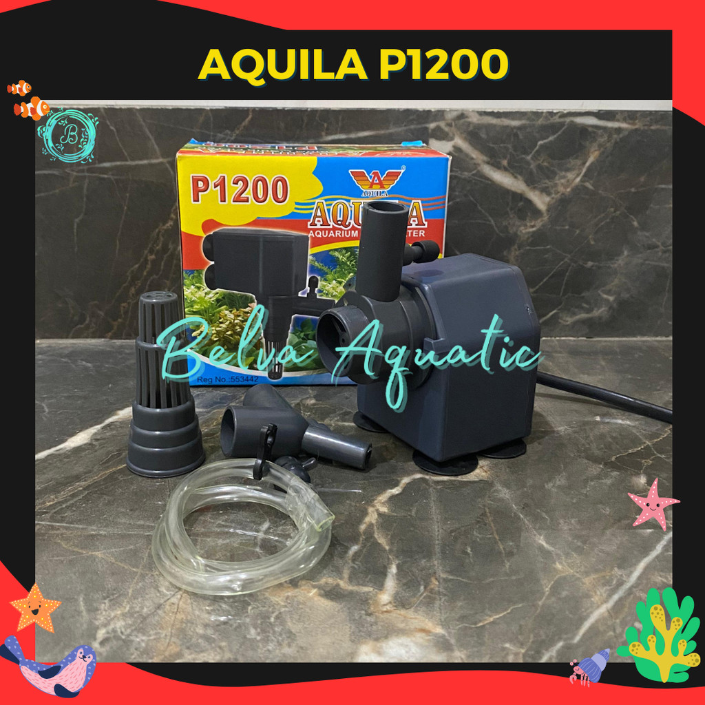 Aquila P1200 Aquila 1200 P 1200 ปั๊มจุ่มสําหรับตู้ปลา, บ่อไฮโดรโปนิกส์