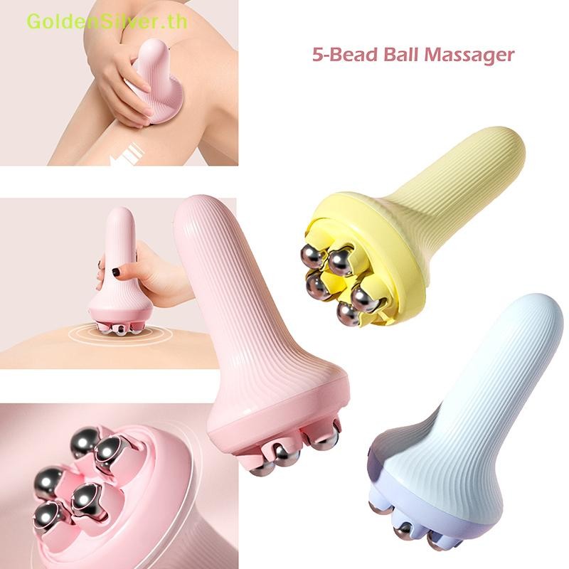 GoldenSilver 5-Bead Massage al Massage Roller Pressotherapy TH