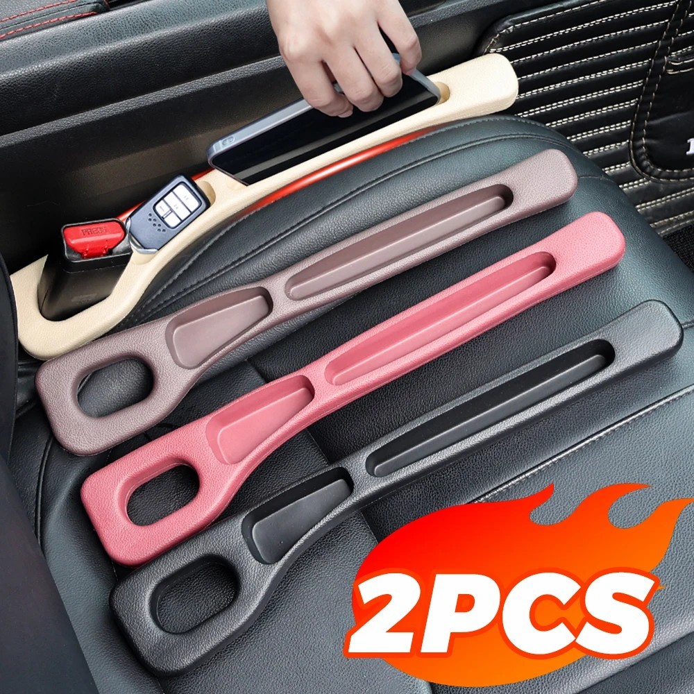 1/2pcs Driver & Co-Driver Seat Edge Seam Strips-EVA,กันน้ํา,Universal-Leak-Proof Gap Filler Organizers-Anti-Drop Seat Side Gap Plug-Autoอุปกรณ์ตกแต่งภายใน