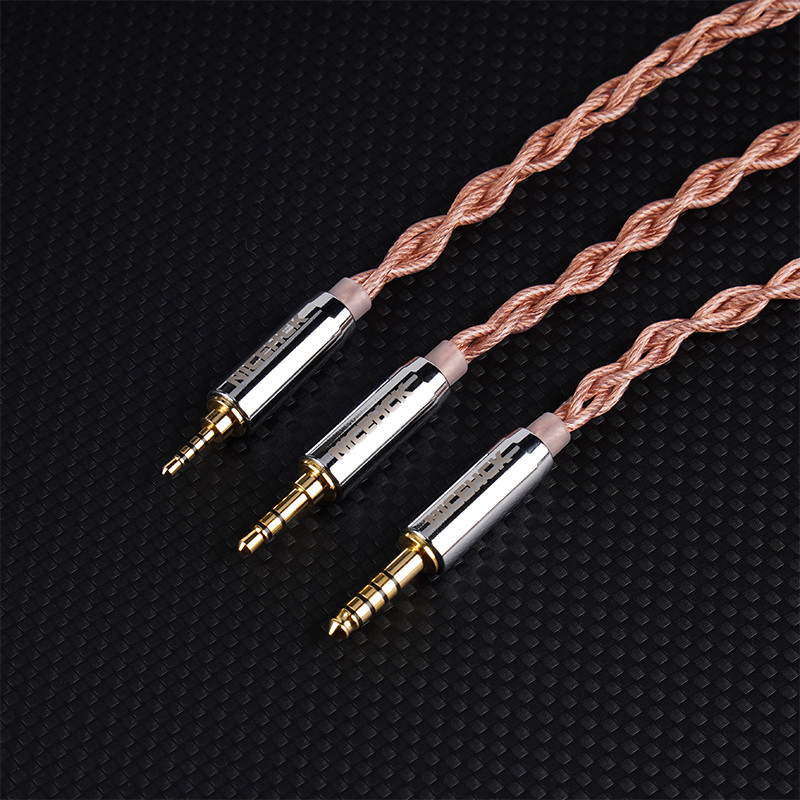 Nicehck EarlOFC 5N OFC + 5N Silver Plated OFC HiFi สาย MMCX 2Pin สําหรับ KATO S12 PRO ZERO Tangzu Fudu CHU II
