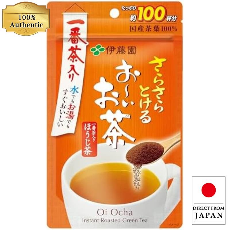 Itoen อิโตเอ็น โออิ โอฉะ โฮจิฉะ ผง 80ก. ชนิดถุงซิป【Direct from Japan】