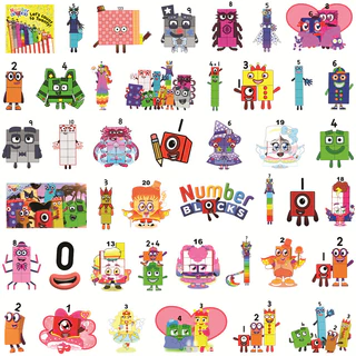 100ชิ้น/เซ็ต ❉ สติ๊กเกอร์ Numberblocks ❉ สติ๊กเกอร์ DIY Fashion Doodle Decals