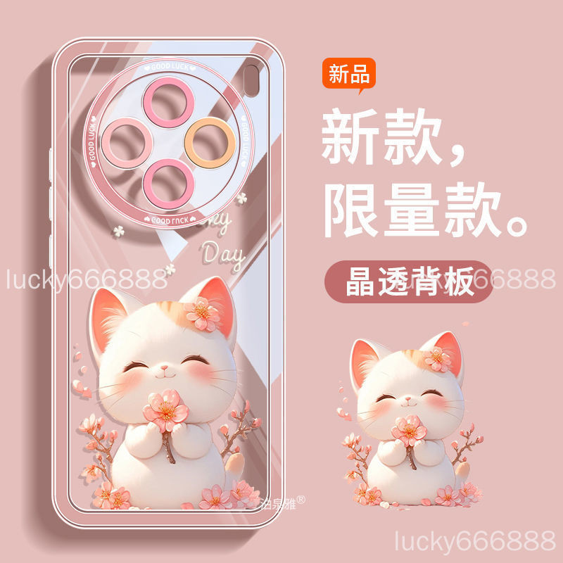 ส่งฟิล์มด้านหลัง OPPO find X8 Pro เคสโทรศัพท์ find x8pro พีชแมวกันกระแทกเลนส์โปร่งใสรวมทุกอย่างเคสซิลิโคนเคสป้องกัน