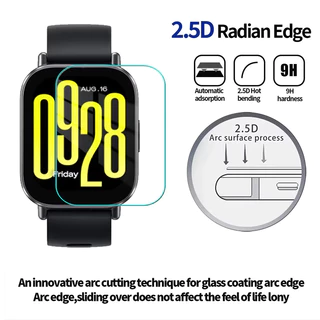 ฟิล์มกระจกนิรภัยสำหรับ for Redmi Watch 5 Active 3D เต็มจอ ฟิล์ม ฝาครอบกันชนฟิล์มป้องกันหน้าจอ for Xiaomi Mi Watch 5 Lite