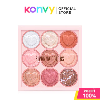 SIVANNA Colors Sweet Eye Palette 13g ซีเวนน่า พาเลทอายแชโดว์ 9 เฉดสี