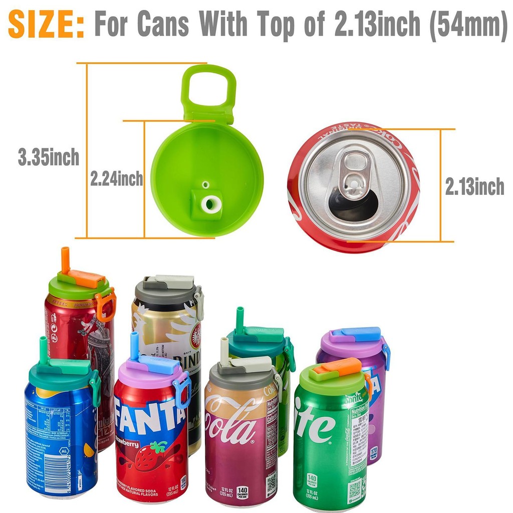 หลอดโซดา ​สามารถครอบคลุมสามารถ Saver ฝาปิด Pop Can ฝาปิดสามารถ Stopper เครื่องดื่มสามารถครอบคลุมโซดาสามารถ Tops ReusableBeer สามารถฝาปิด unhcxeth